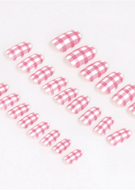 Set 24 uñas cuadros