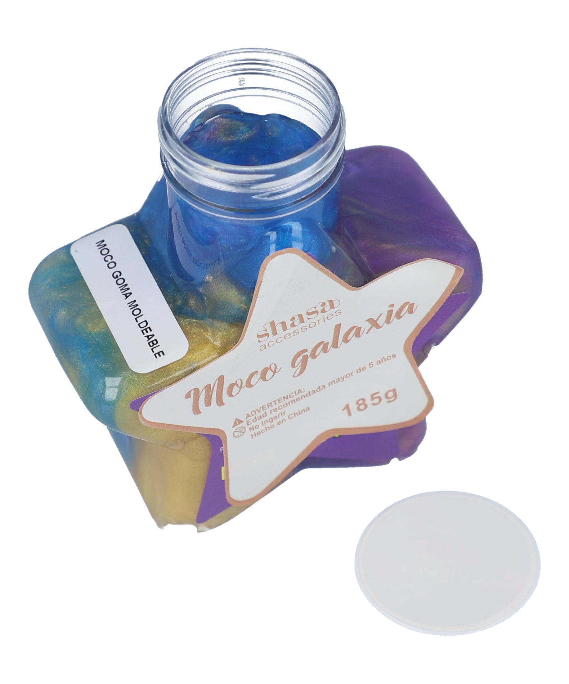 Moco galaxia estrella MORADO