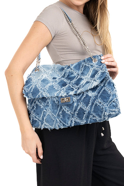 Bolso Tote Denim Cadena MEDIUM WASH