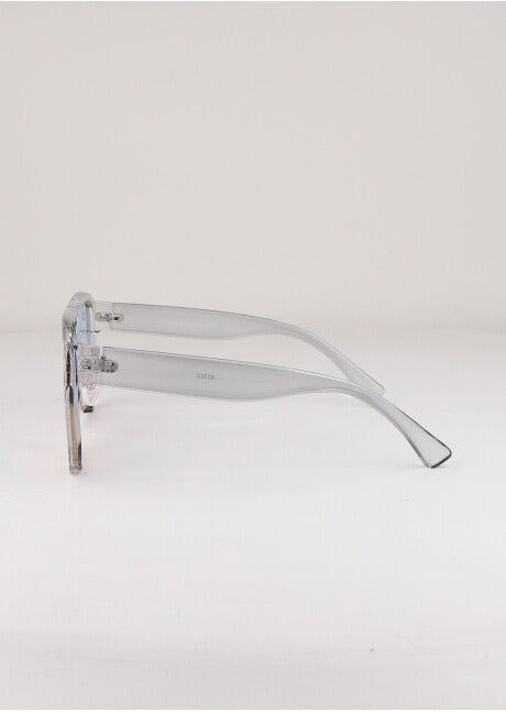 Lentes sol marco transparente MULTICOLOR