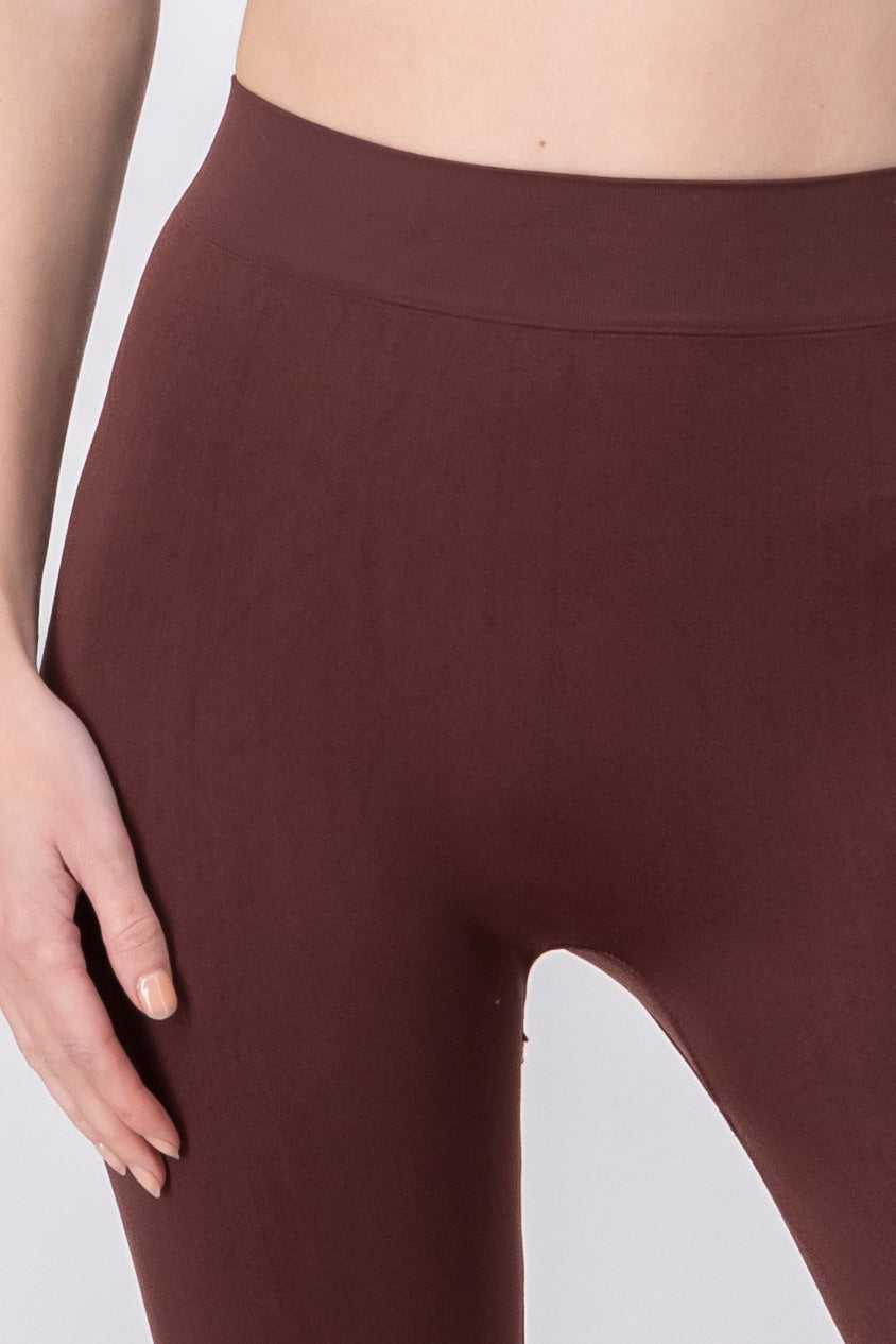 Leggings seamless lisos CHOCOLATE