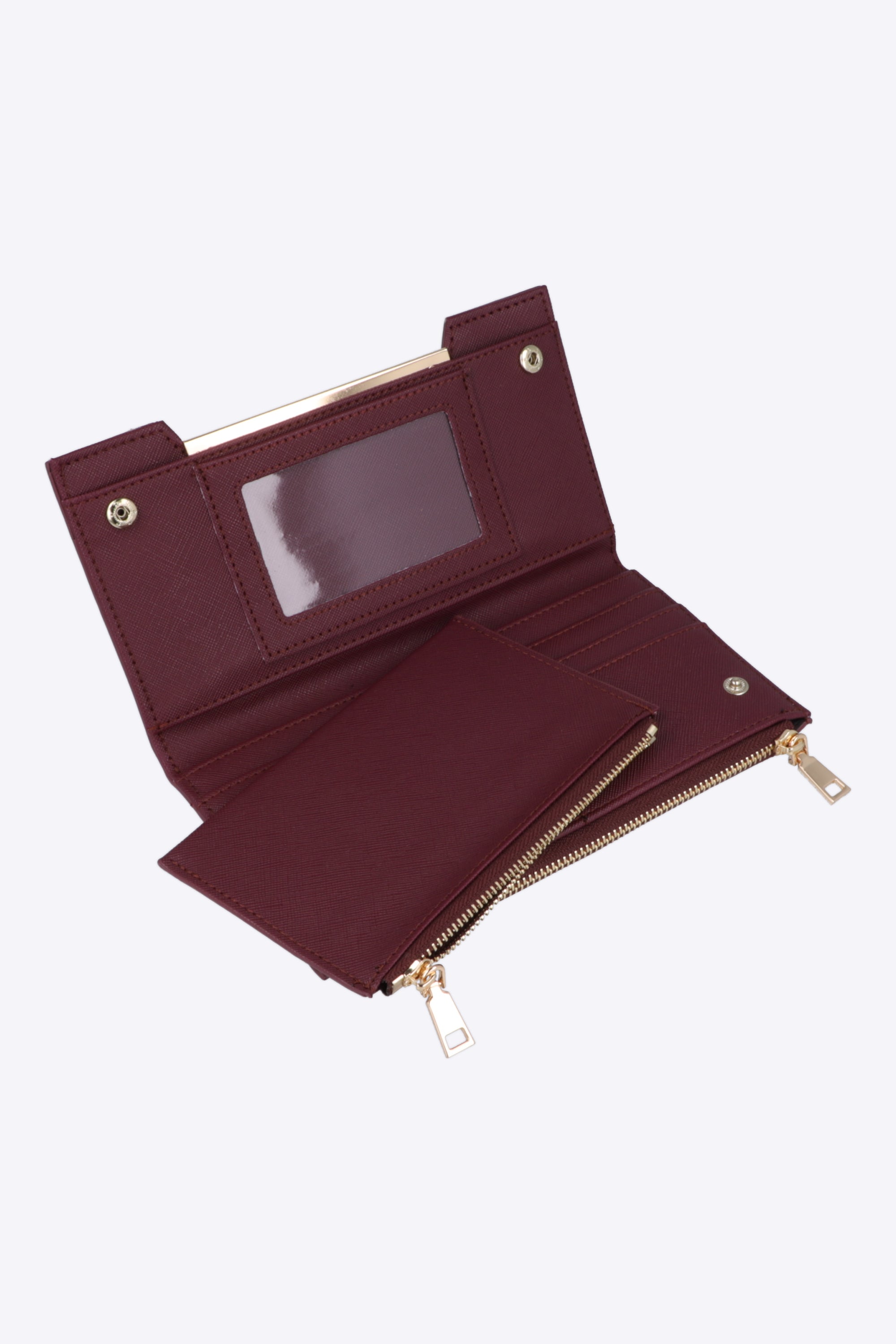 Cartera midi placa metálica