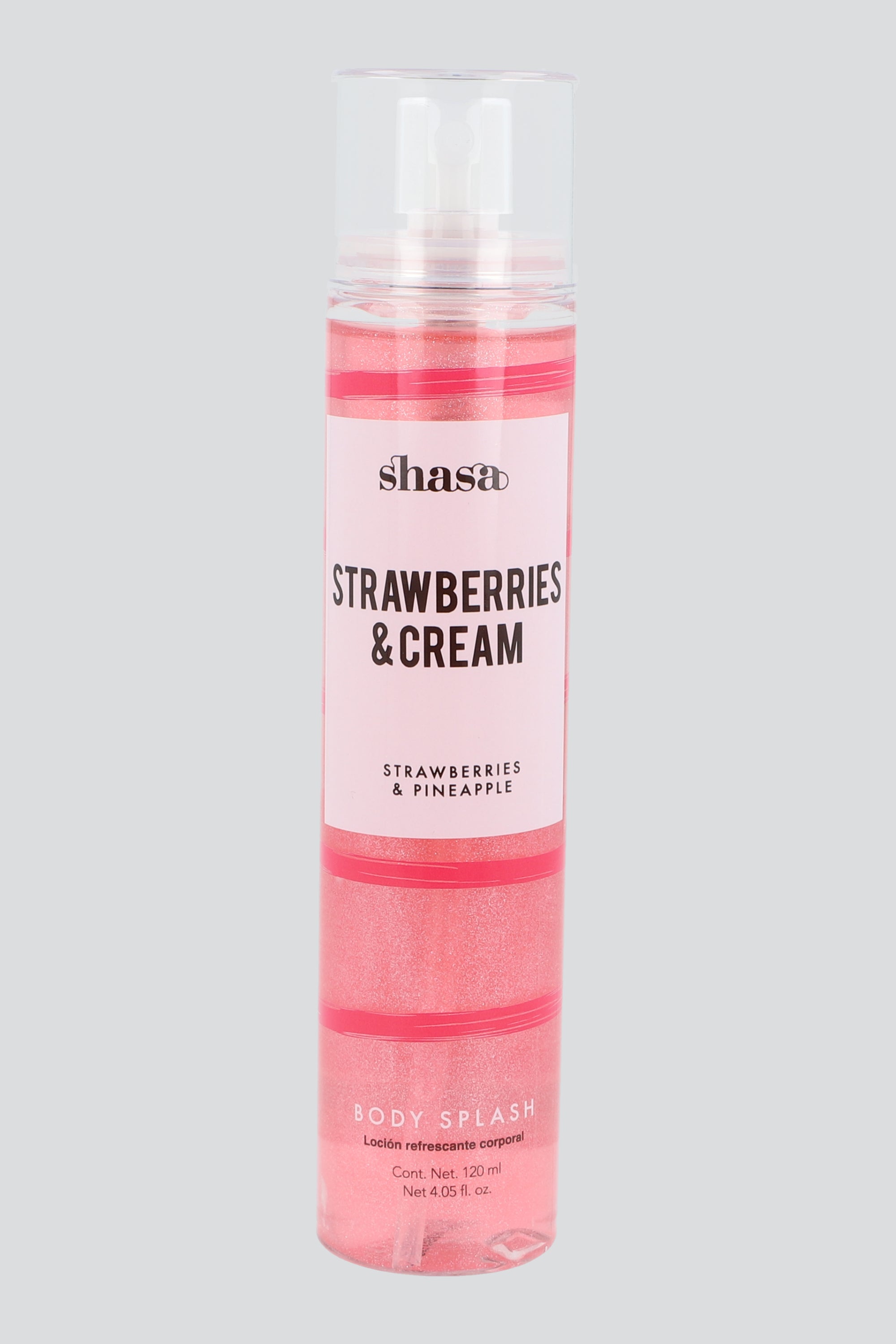 Body Splash Glitter Strawberries And Cream FIUSHA