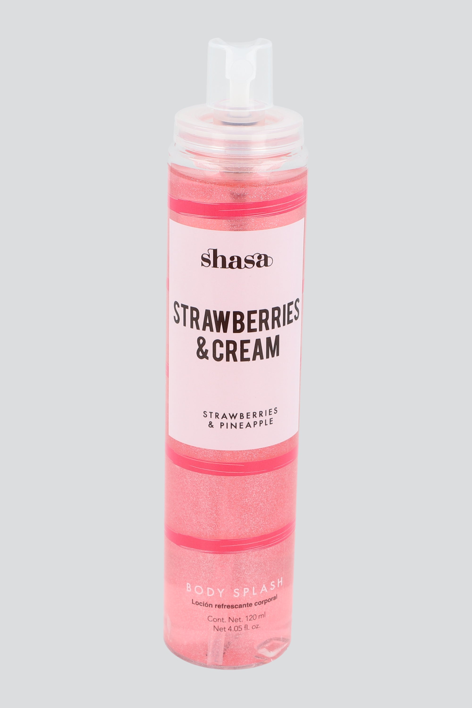Body Splash Glitter Strawberries And Cream FIUSHA