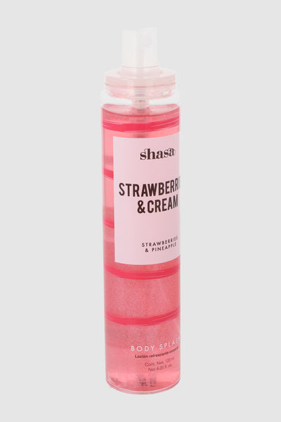Body Splash Glitter Strawberries And Cream