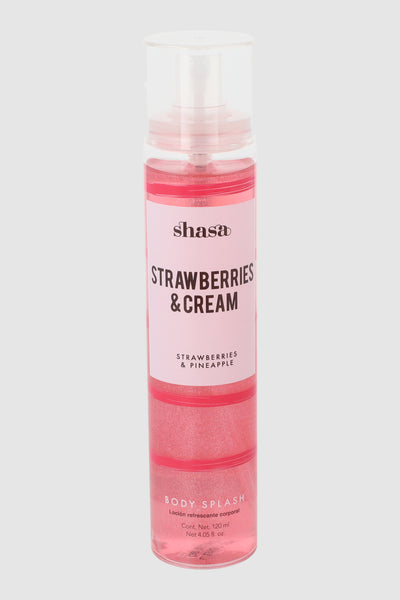 Body Splash Glitter Strawberries And Cream