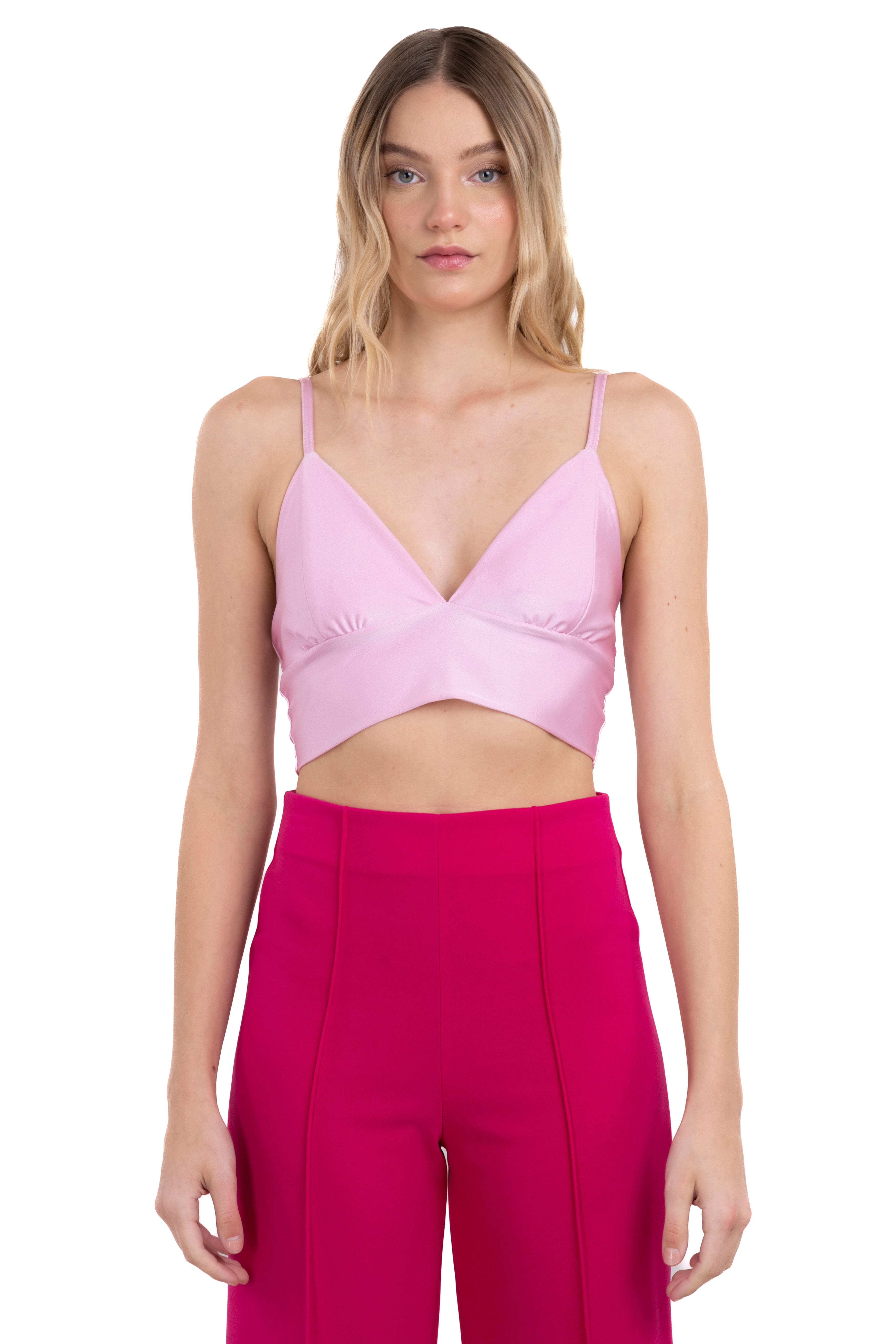Top tirantes escote v ROSA