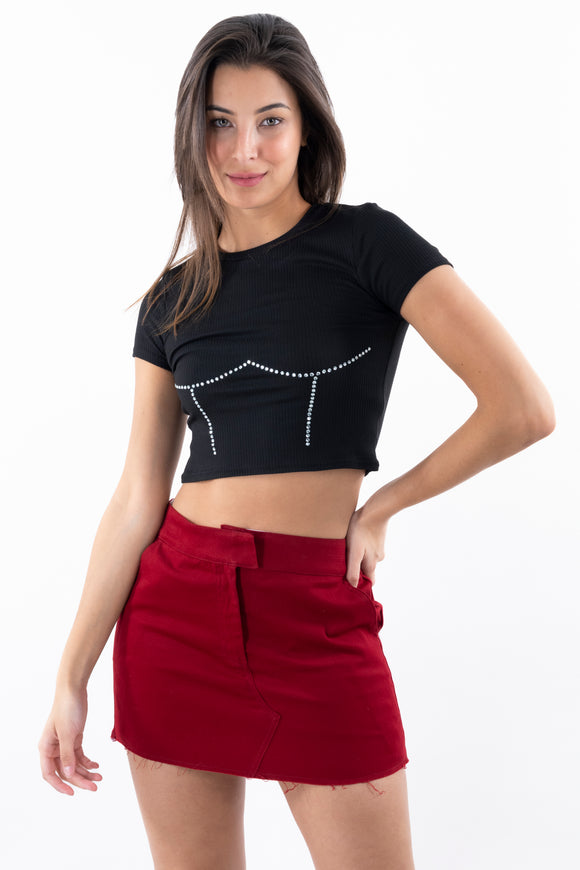 Top detalle brillos