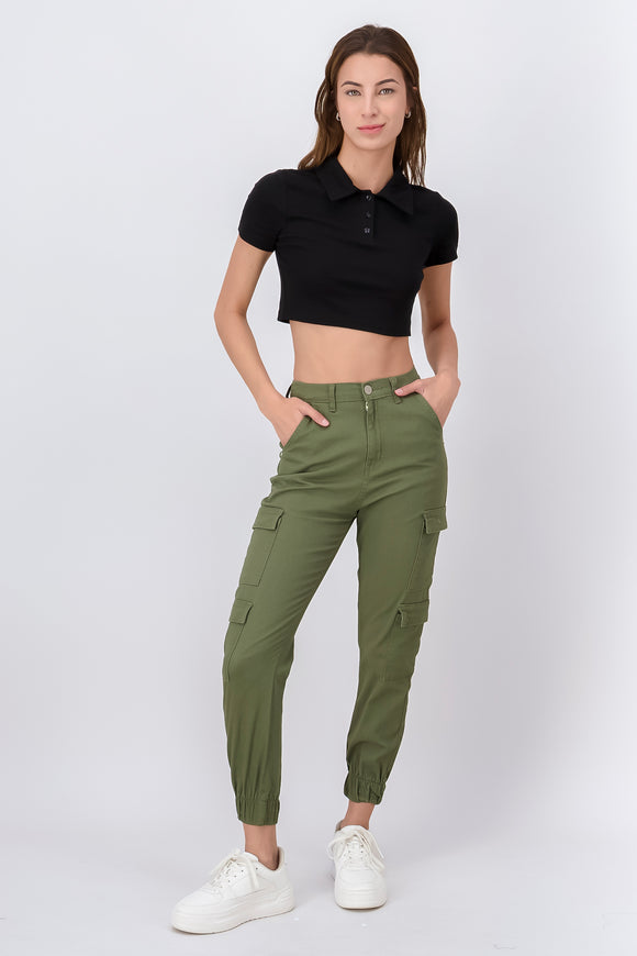 Jeans Cargo Con Cuatro Bolsas