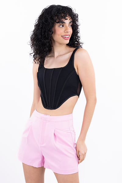 Top corset mesh
