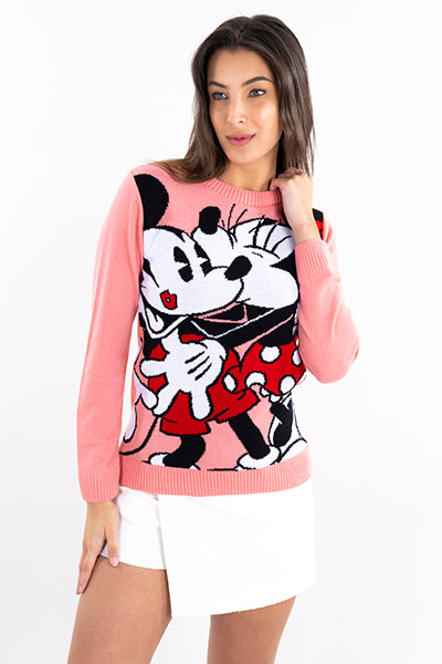 Suéter tejido Mickey Minnie