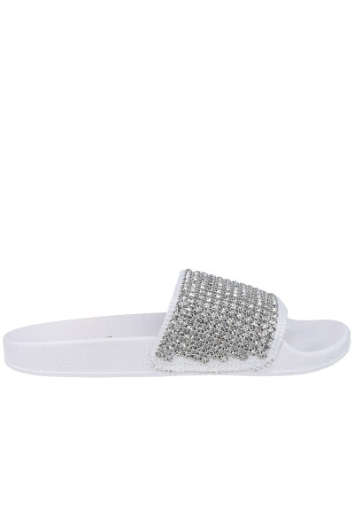 Sandalias slide brillos