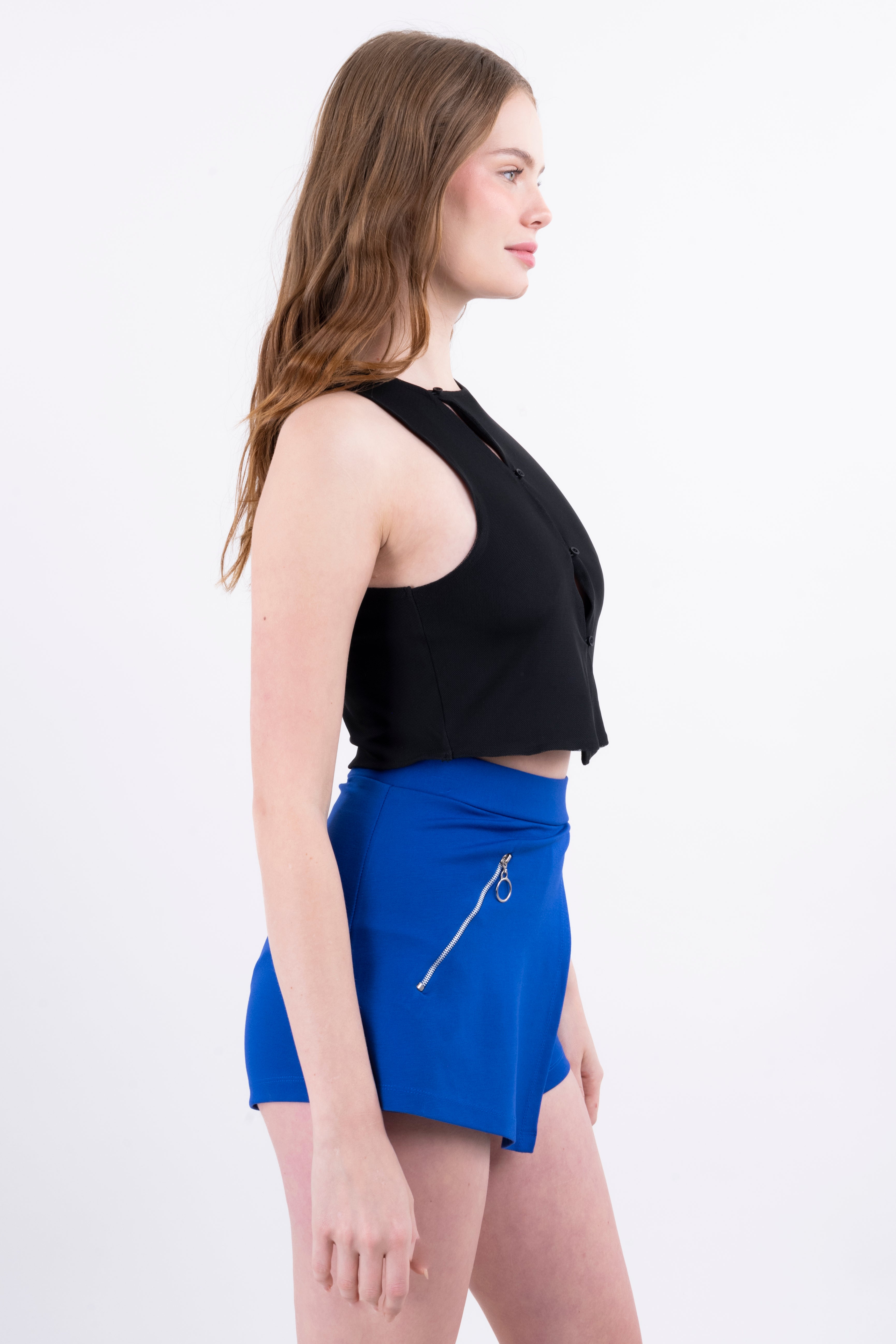 Top detalle botones NEGRO