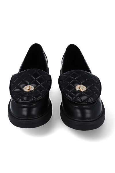 Loafer chunky capitonado NEGRO