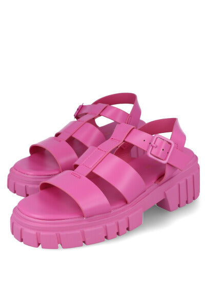 Sandalias cangrejeras monocolor ROSA