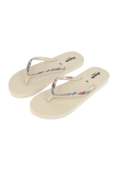 Flip flop cintas brillos