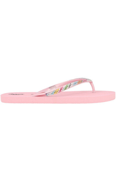 Flip flop cintas brillos ROSA