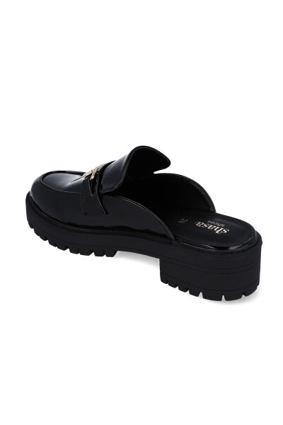 Loafer Mula Suela Chunky NEGRO