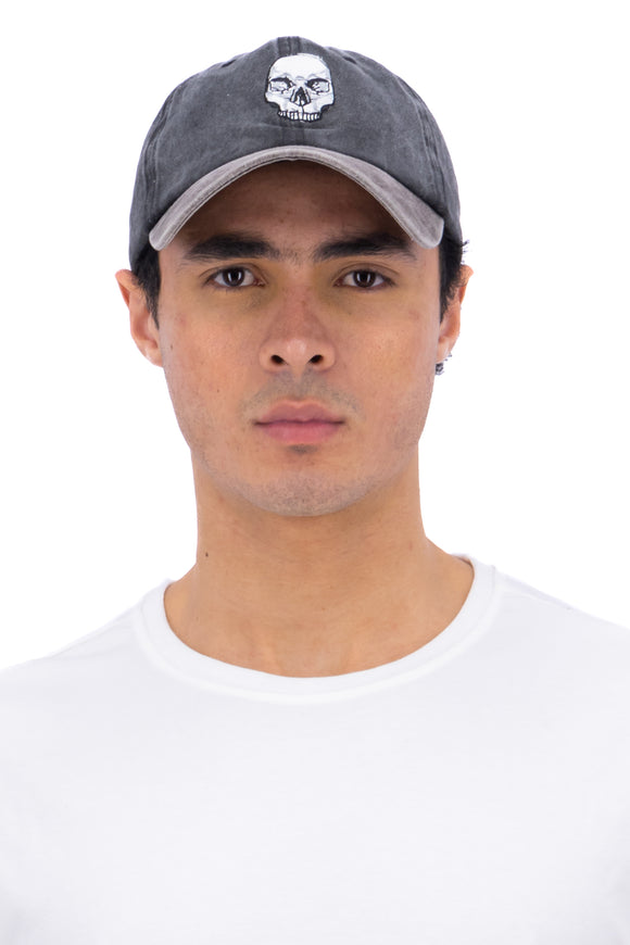 Gorra denim calavera