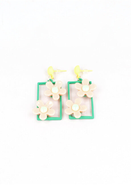 Arete Rectangulo Flores CORAL