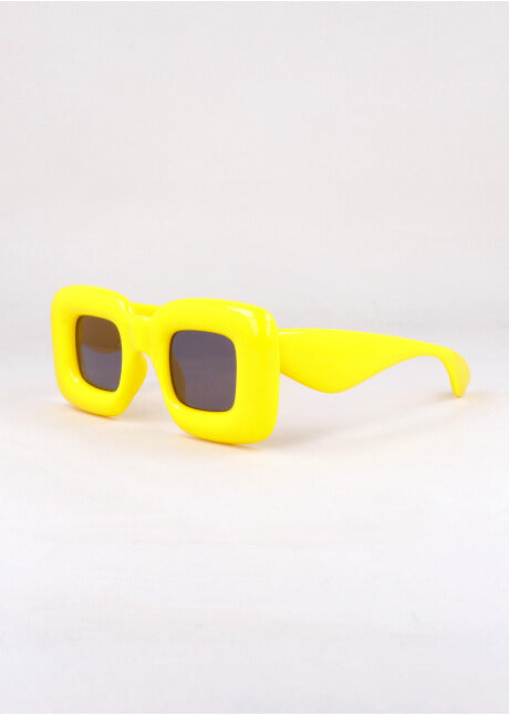 Lentes sol cuadrados oversize