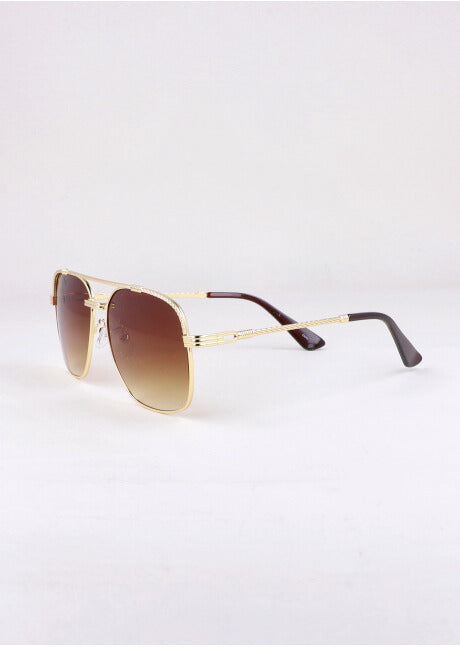Lentes sol aviador metálicos
