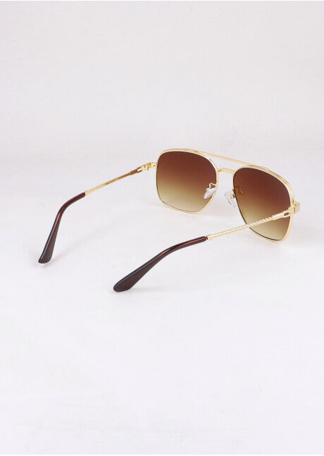 Lentes sol aviador metálicos