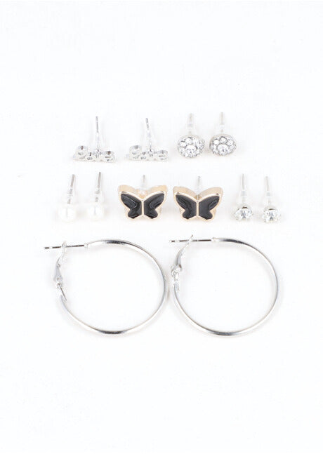 6Pr Mariposa Love PLATA