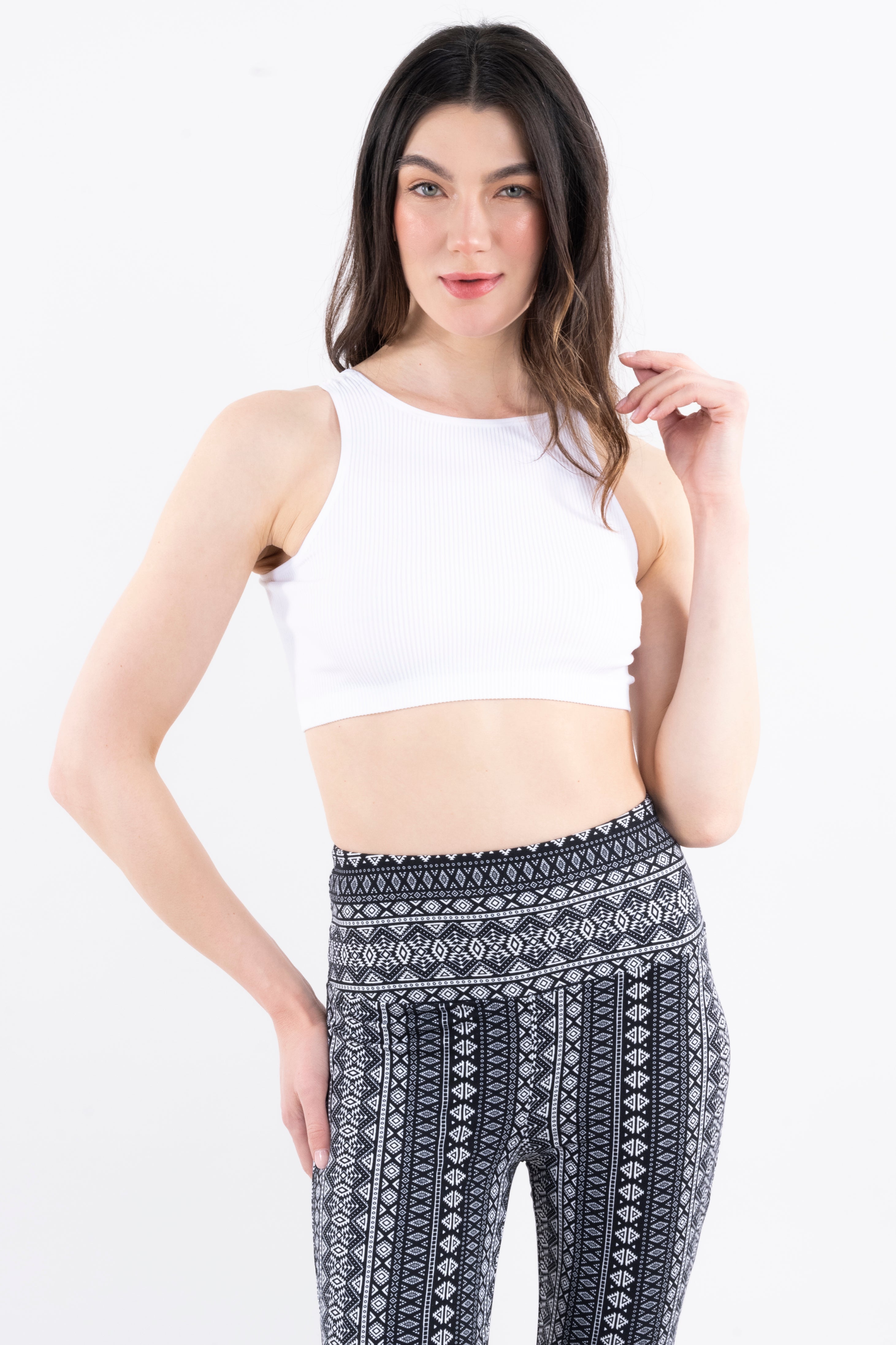Top tank acanalado BLANCO