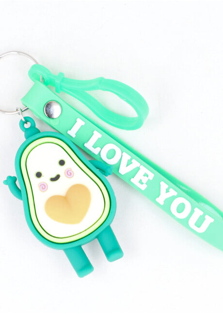 Llavero aguacate corazón