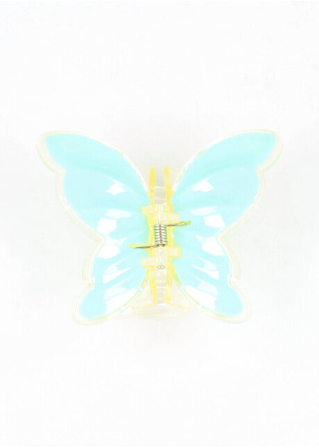 Pinza mariposa transparente