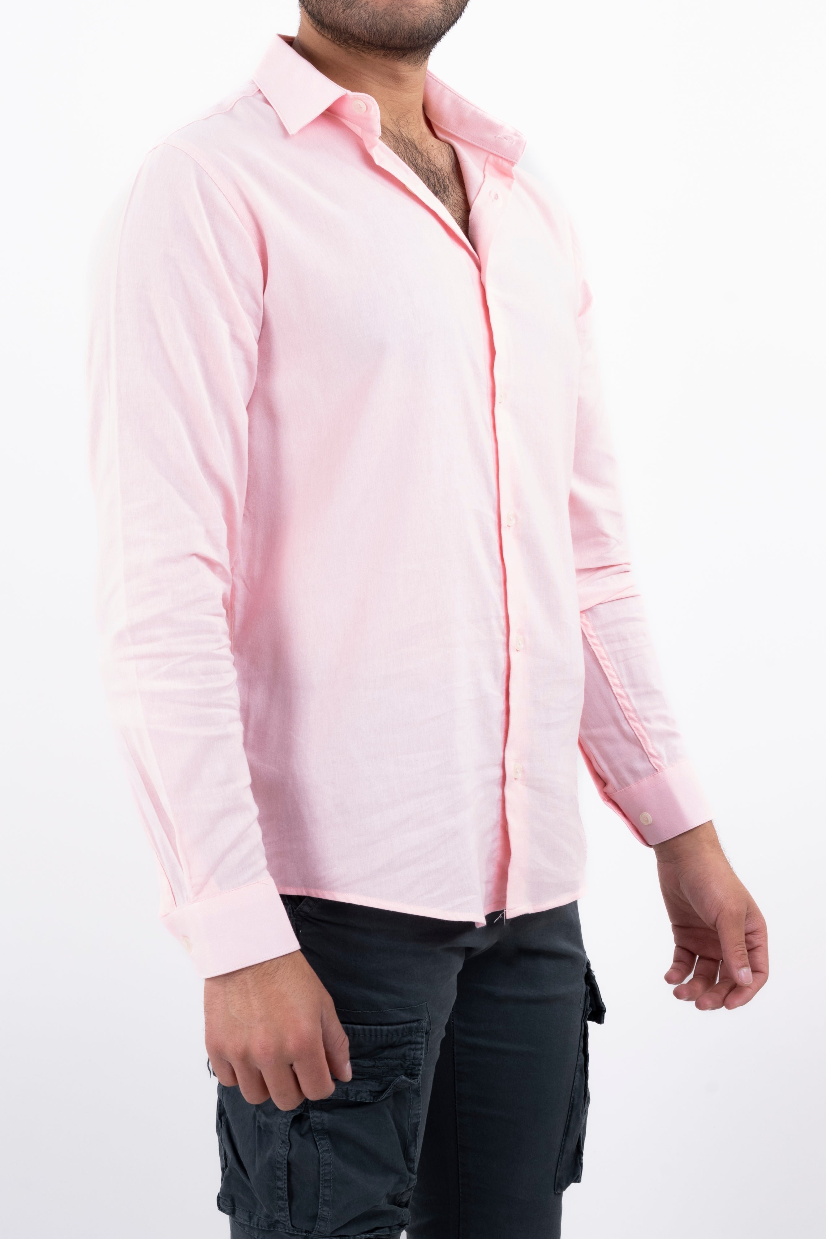 Camisa Chalis Manga Larga PALO DE ROSA