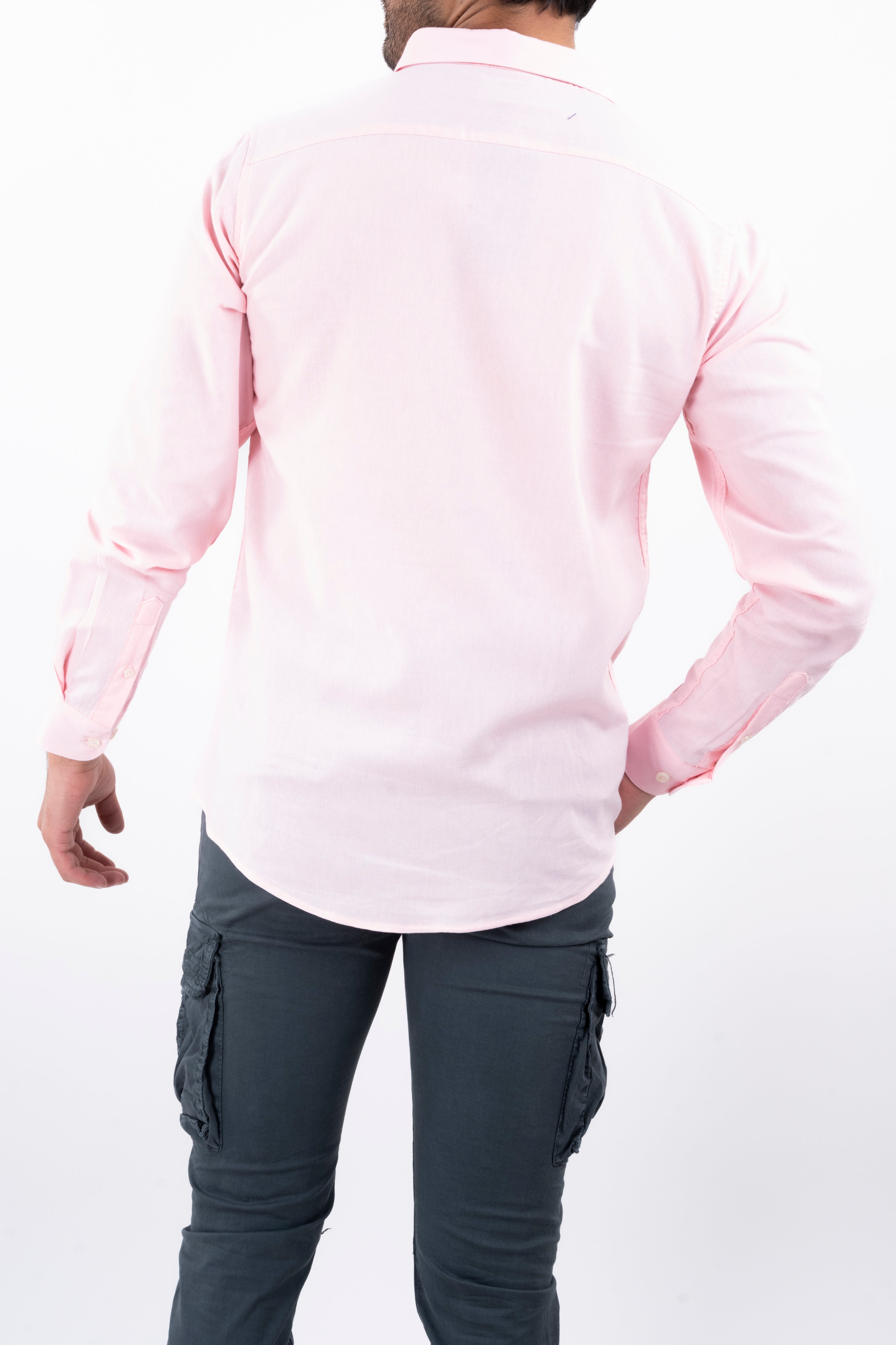 Camisa Chalis Manga Larga PALO DE ROSA