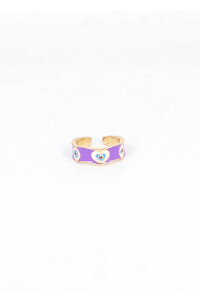 Anillo Corazones Color MORADO