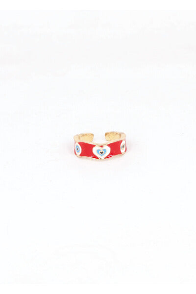 Anillo Corazones Color ROJO