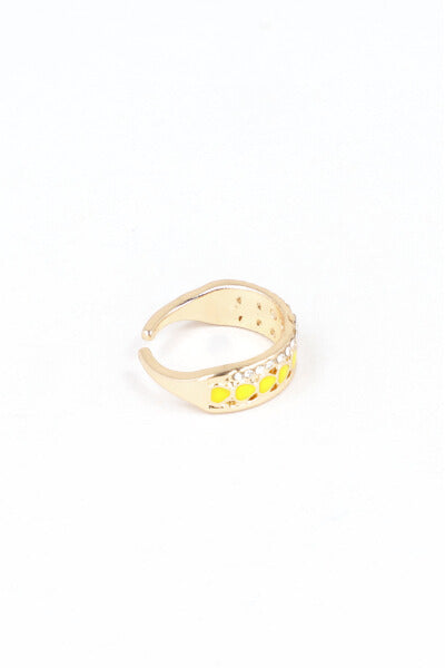 Anillo 3L Multicorazon AMARILLO