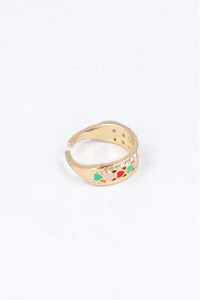 Anillo 3L Multicorazon MULTICOLOR