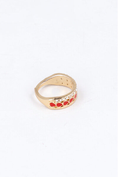 Anillo 3L Multicorazon ROJO