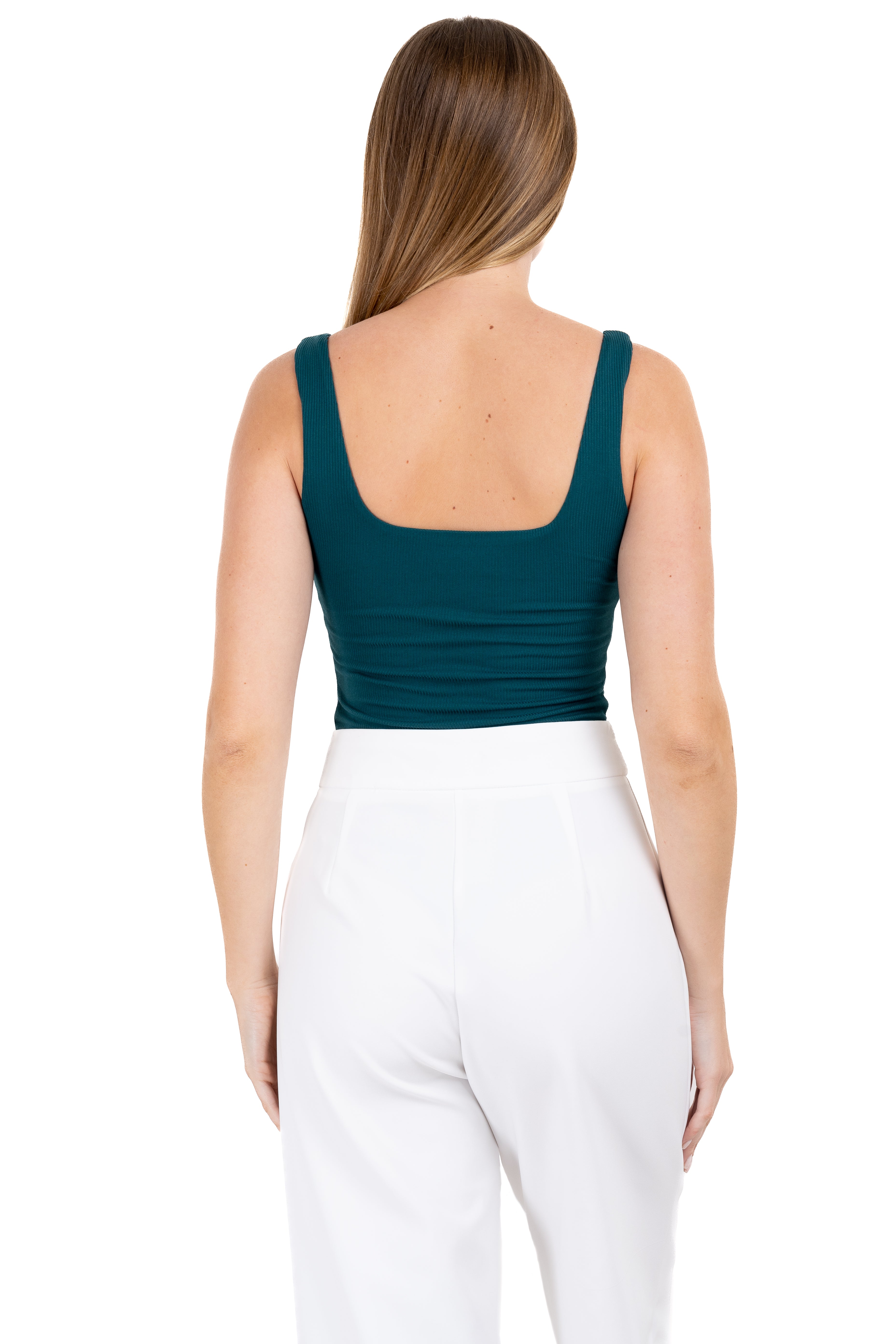 Bodysuit monocolor liso VERDE CAZADOR