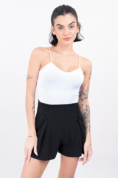 Bodysuit liso tirantes BLANCO