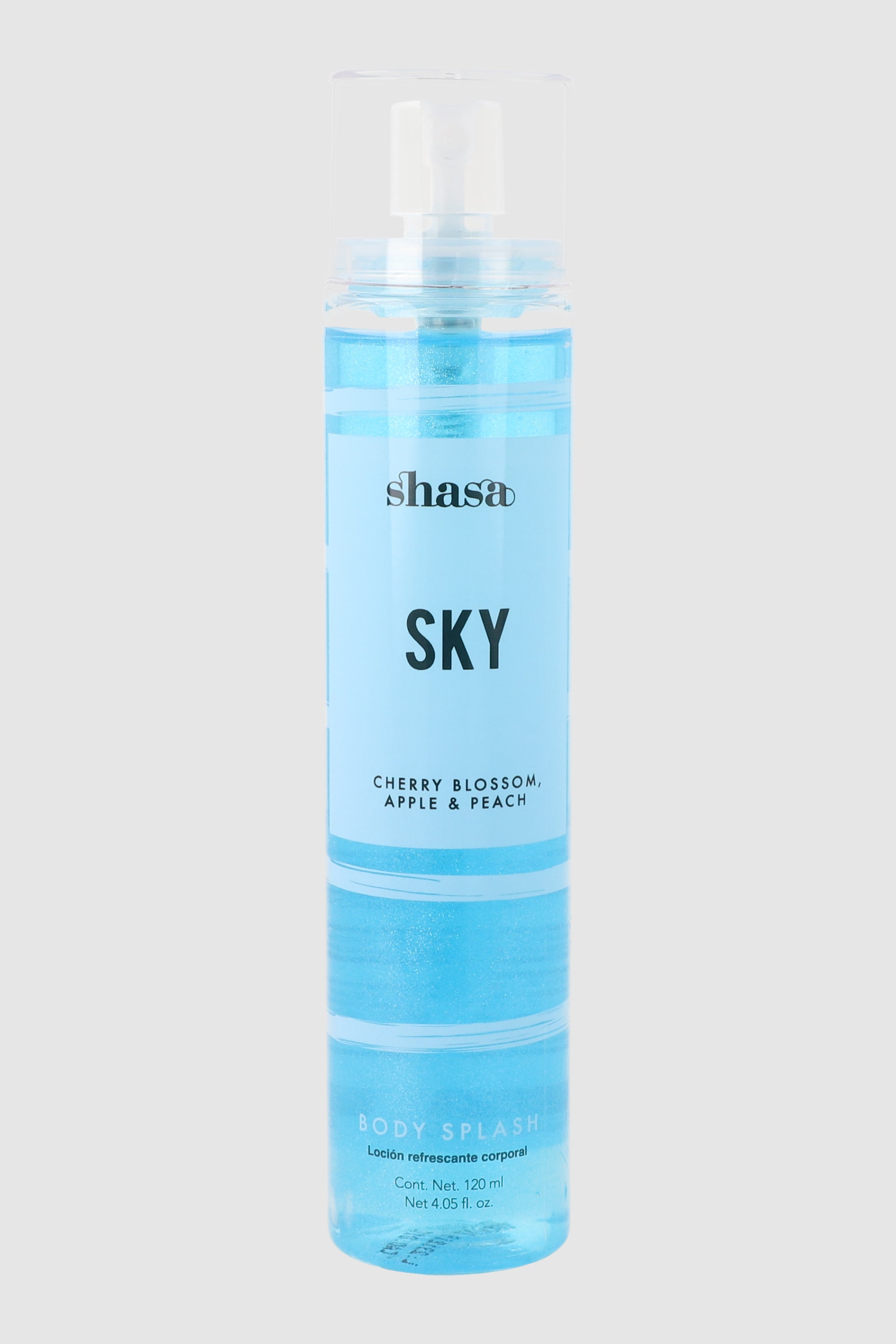 Body splash Sky Glitter 120 ml AZUL