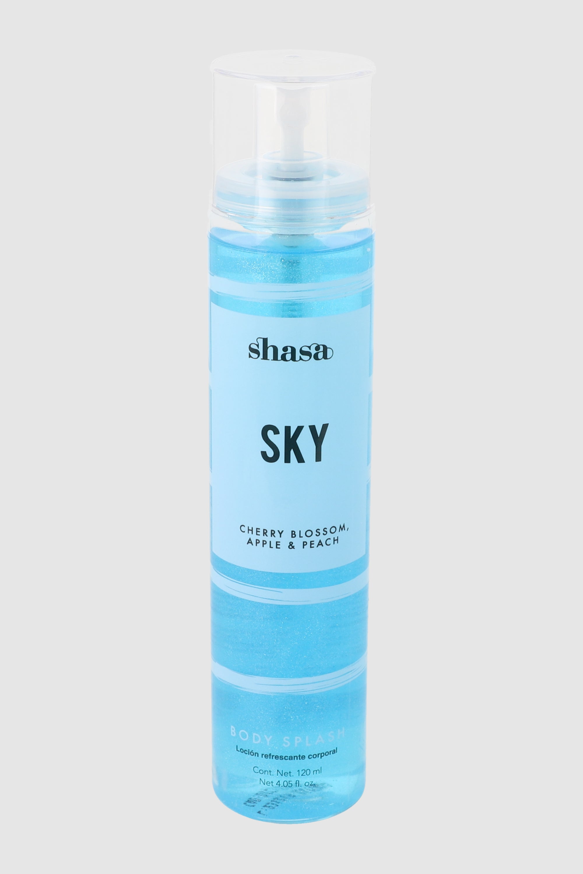 Body splash Sky Glitter 120 ml AZUL