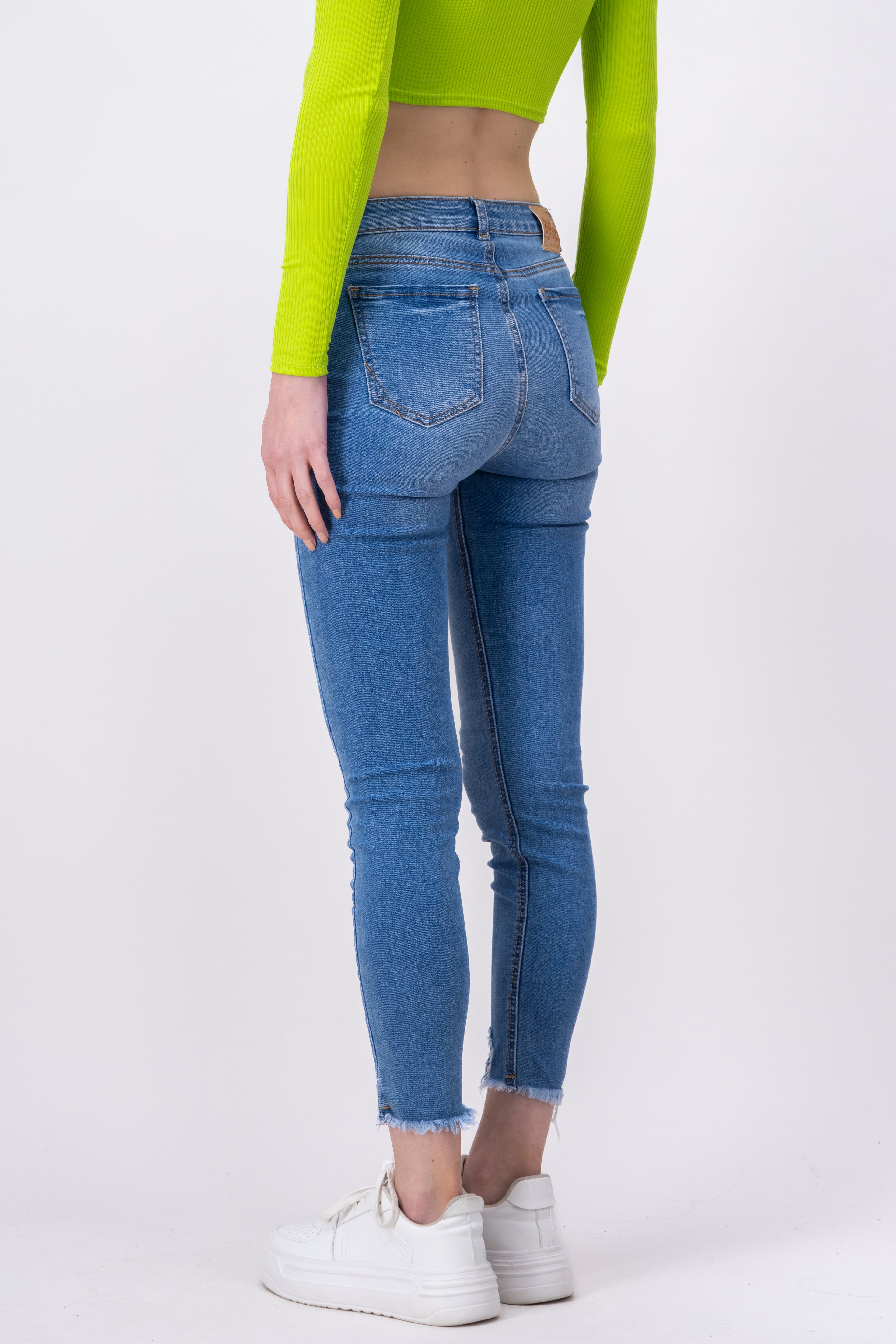 Jeans skinny destrucciones MEDIUM WASH