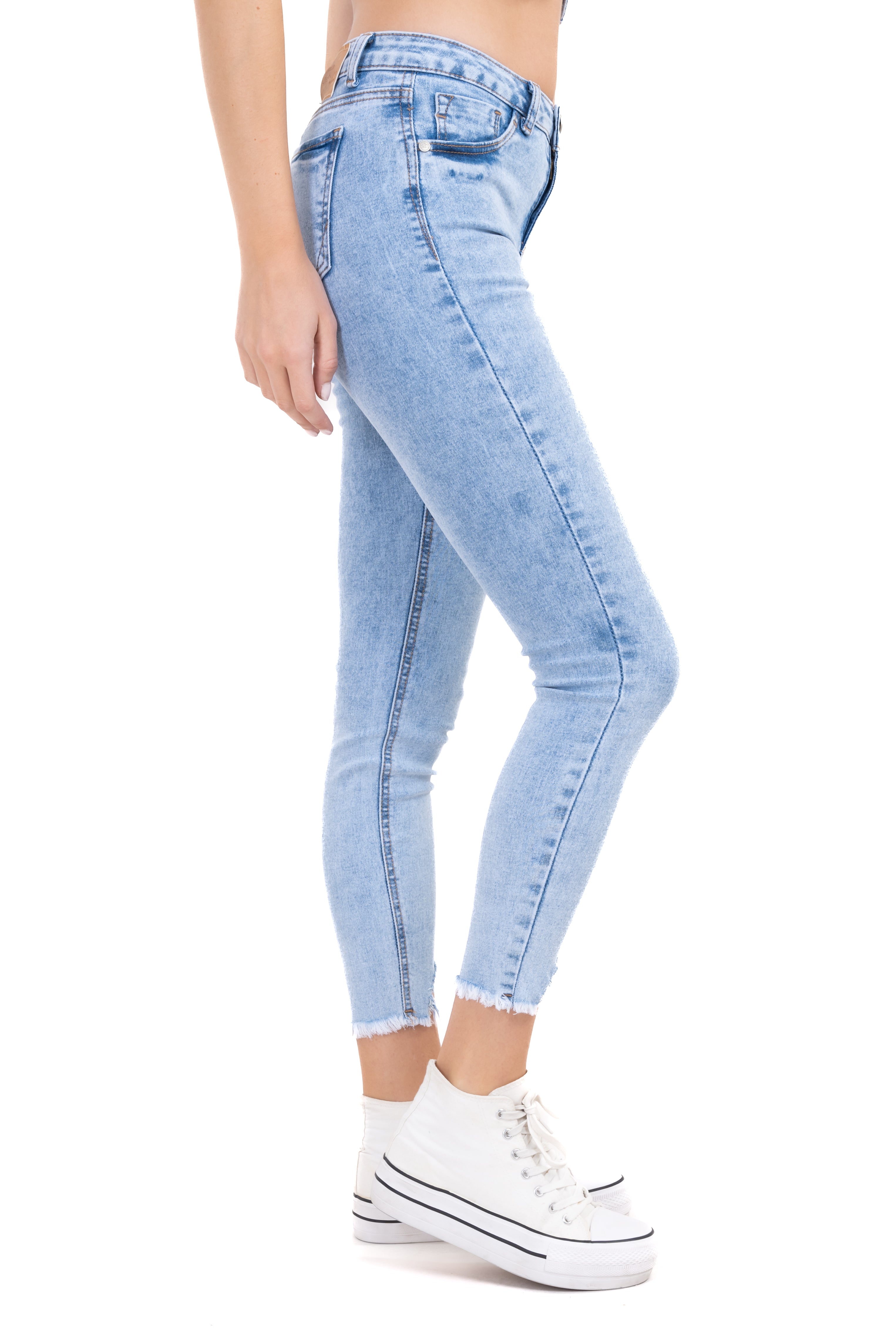 Jeans skinny destrucciones ACID LIGHT