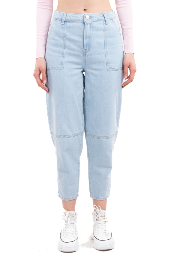 Jeans mom bolsillos