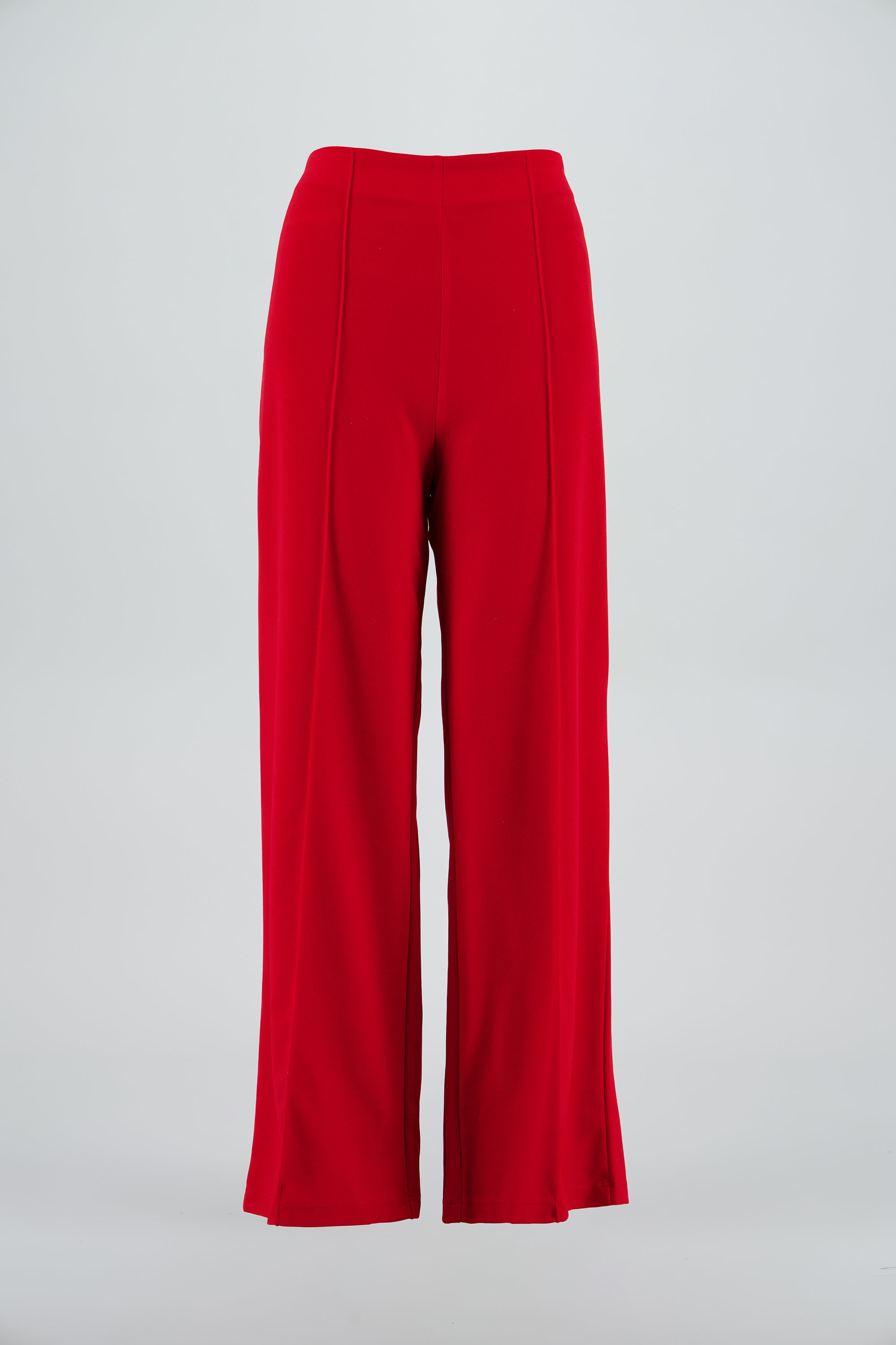 Pantalón Amplio Costura Frontal ROJO TOMATE
