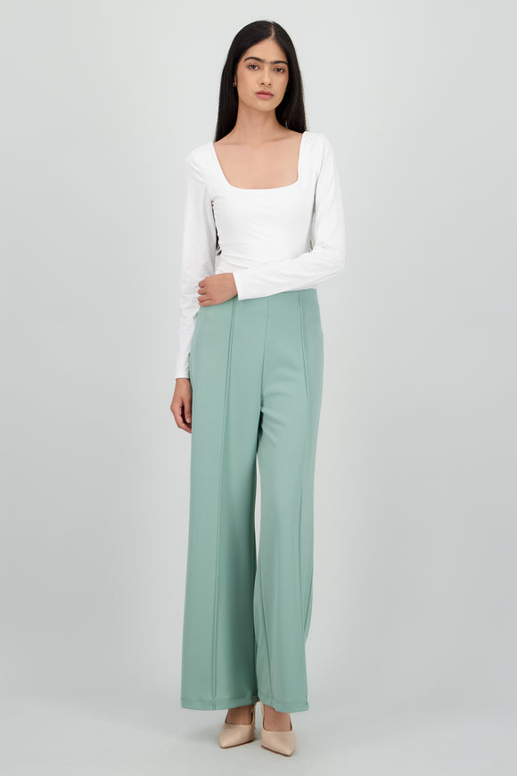 Pantalón Amplio Costura Frontal