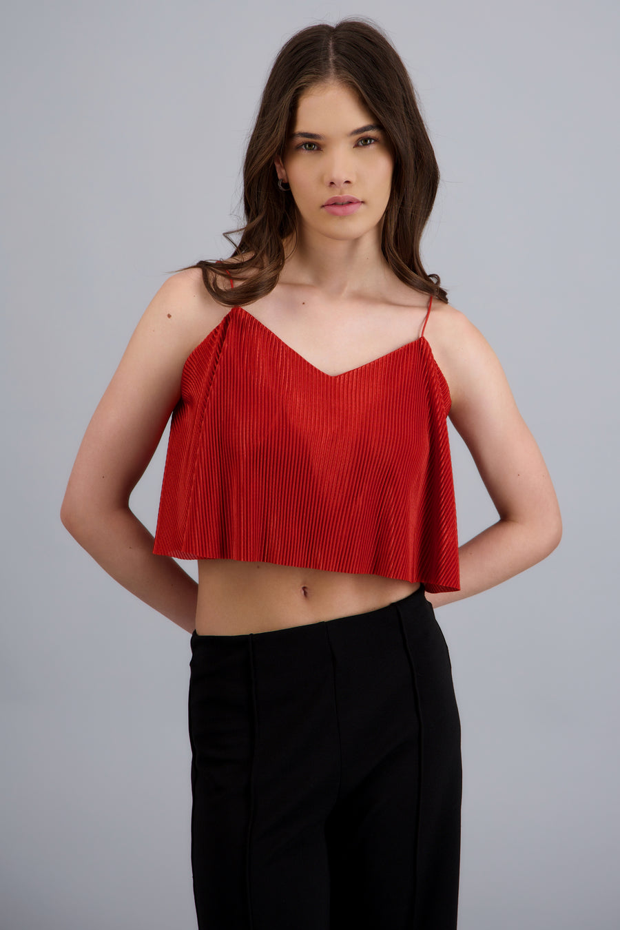 Top crop sin mangas