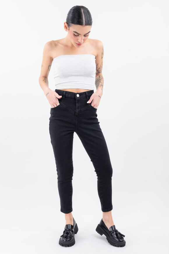 Jeans skinny costuras