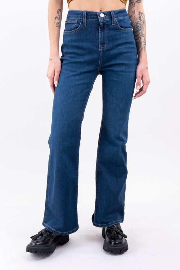 Jeans flared lisos